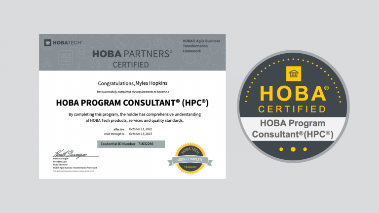 HOBA Program Consultant (HPC) Certificate and Badge